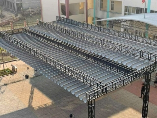 Mái bạt xếp là gì? Giải pháp che nắng mưa linh hoạt được ưa chuộng hiện nay