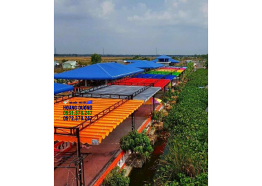 mái xếp nhà hàng Củ chi, hcm