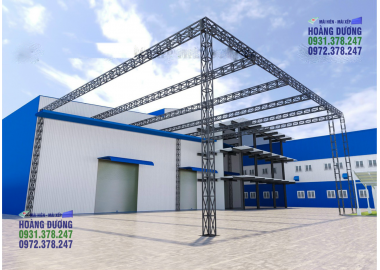 Thi công mái xếp lượn sóng công ty sản xuất